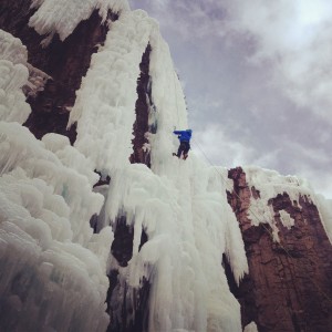 Steep Ice Climbing
