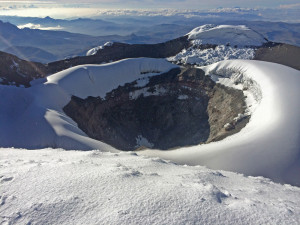 The impressive Crater Rim of Cotopaxi.